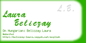 laura beliczay business card